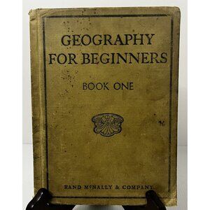 Geography For Beginners Book One By Edith P. Shepherd 1927 Rand McNally HC